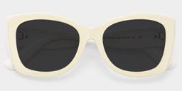 Rosie Cream White Butterfly Sunglasses3