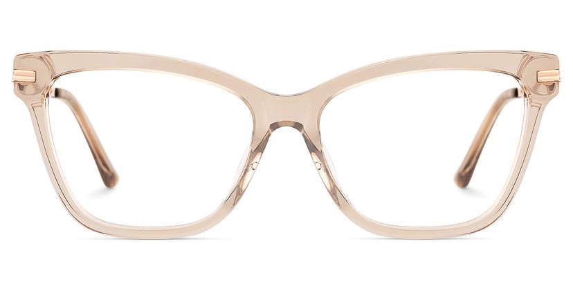 Mason Beige Cat eye Glasses