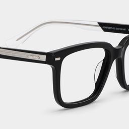 George Black Rectangle Glasses5