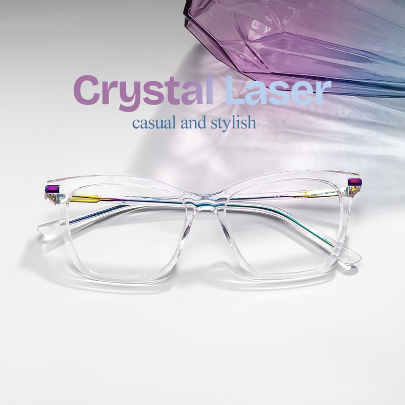 Eliot Clear Rectangle Glasses