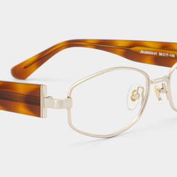 Dakota Tortoise Geometric Glasses5