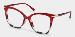 Lamar Red Butterfly Glasses2