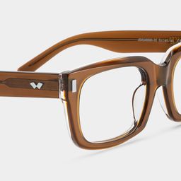 Fayssel Brown Rectangle Glasses5