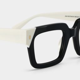 Sarah Black Rectangle Glasses5