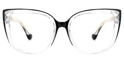 Fenn Clear Cat eye Glasses0