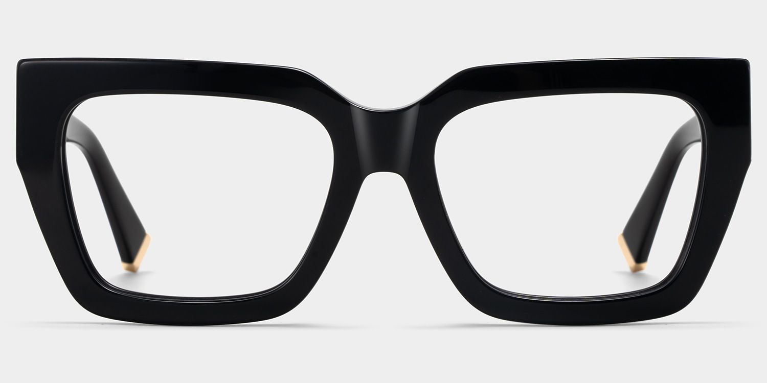 Maddox Black Frame Glasses with Square Frame Online | ZEELOOL2