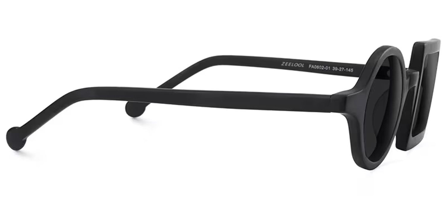 Paola Geometric Black Sunglasses for Women & Men | ZEELOOL2