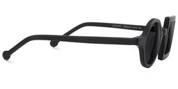 Paola Black Geometric Sunglasses2