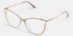 Yomary Khaki Cat eye Glasses3