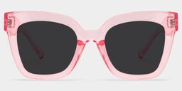 Malcolm Pink Square Sunglasses0
