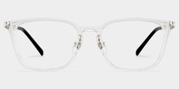 Lily Clear Rectangle Glasses1