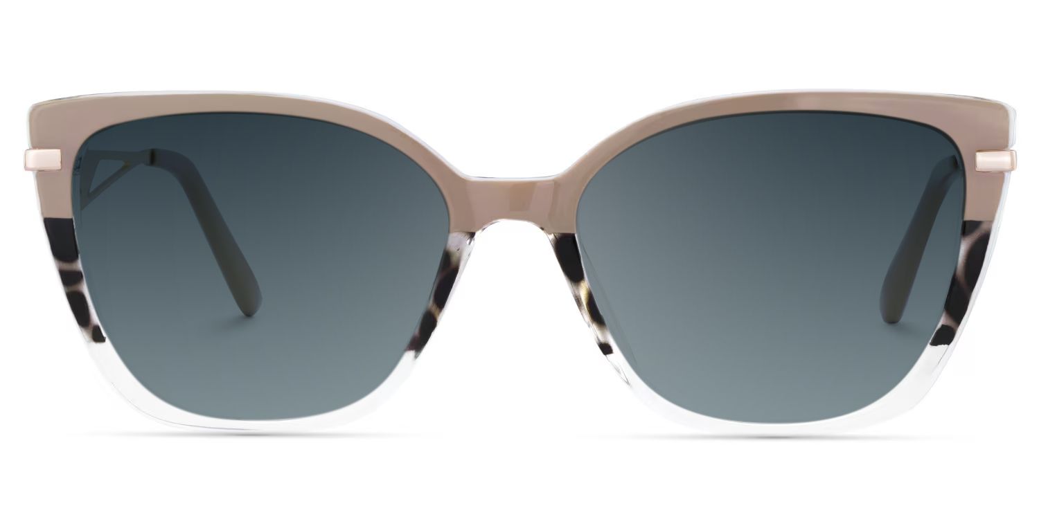 Margret Tortoise Khaki Cat Eye Sunglasses to Frame Your Face | ZEELOOL0