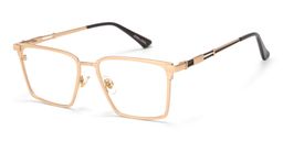Finn Gold Rectangle Glasses3