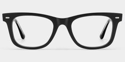 Robert Black Rectangle Glasses1