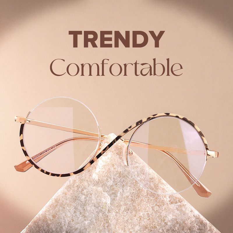 Flozif Tortoise Round Glasses
