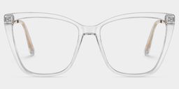 Corlette Clear Butterfly Glasses0