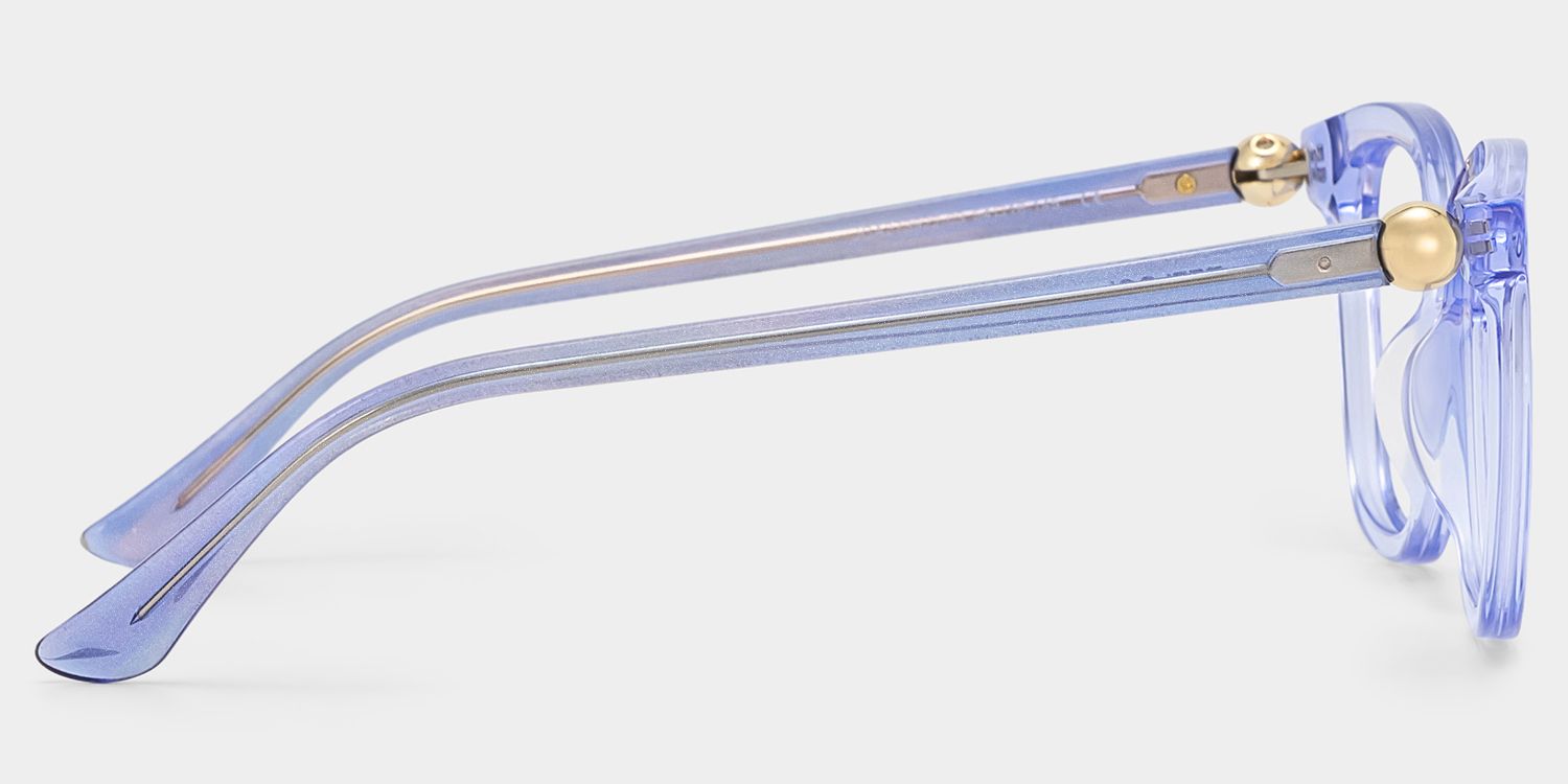Isabella Clear Blue Square Eyeglass Frames for Sale | ZEE...4