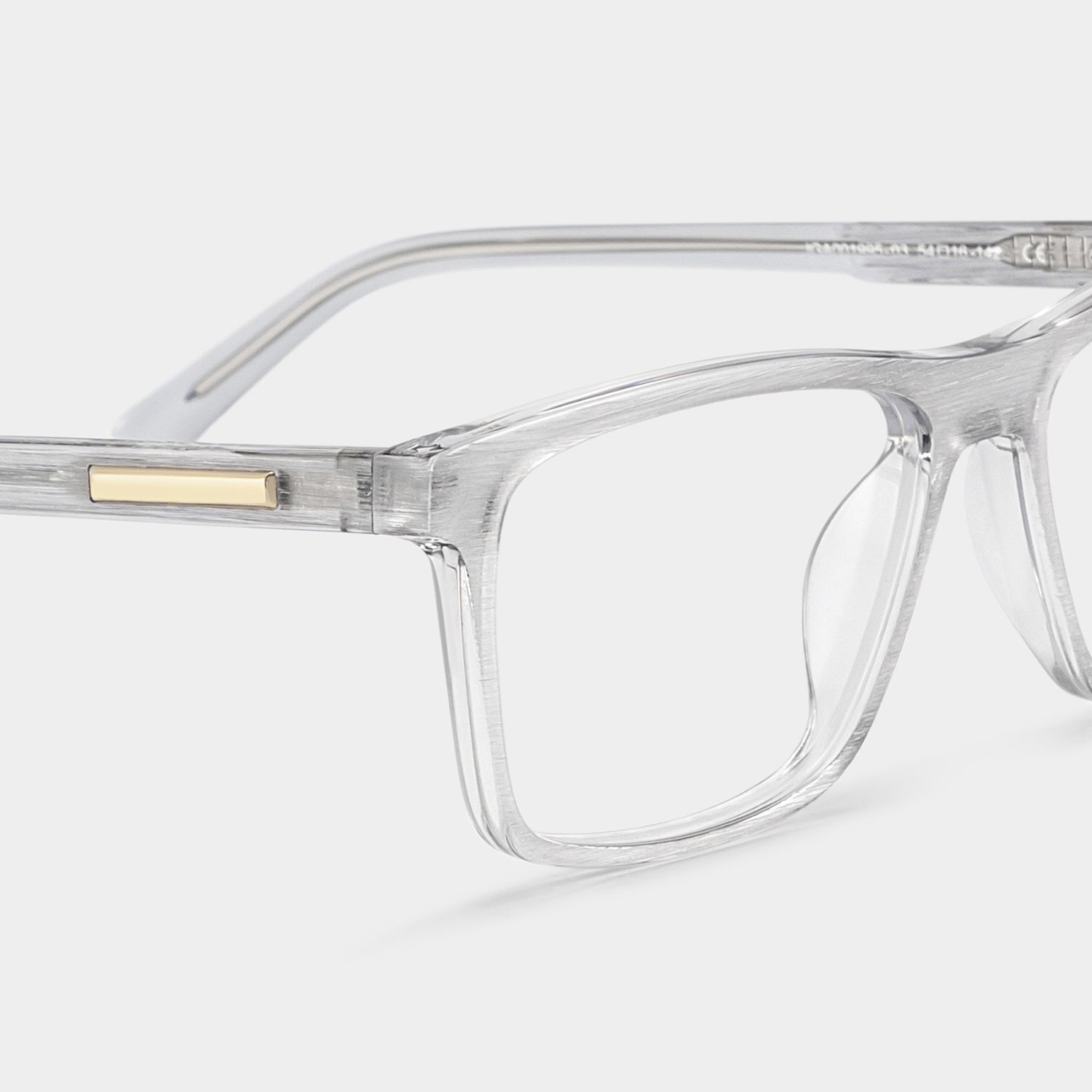 Daniel Gray Rectangle Acetate Frame Glasses for Men | ZEELOOL5