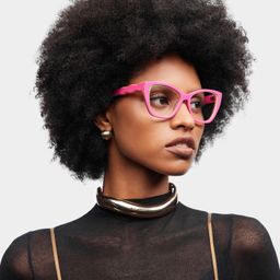 Blaise Pink Green Butterfly Glasses1