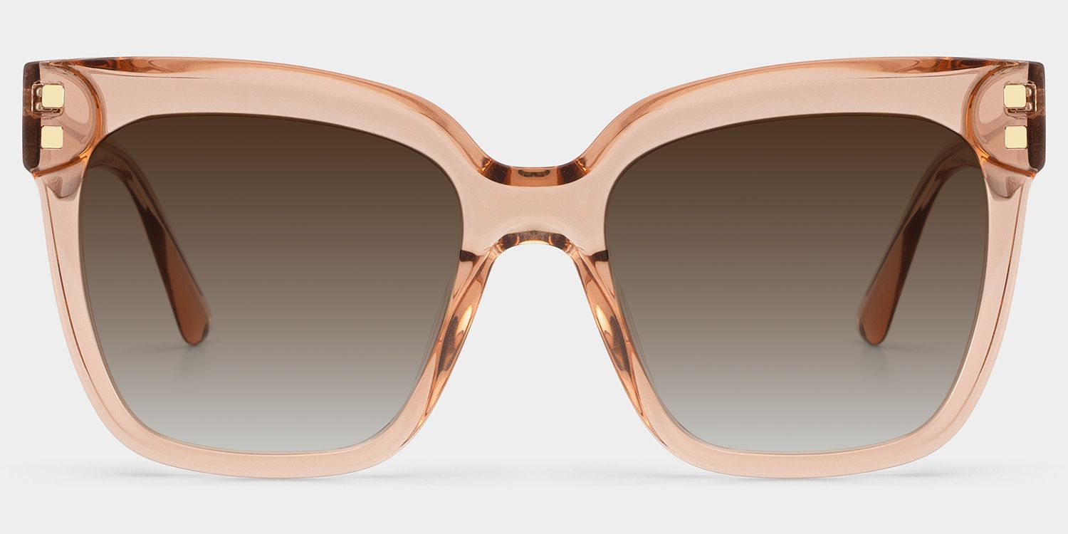 Minguela Square Beige Sunglasses for Women & Men | ZEELOOL0