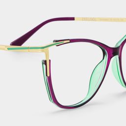 Yomary Purple Cat eye Glasses4
