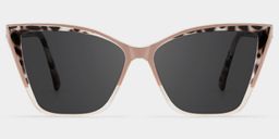 Adalis Beige Cat eye Sunglasses0