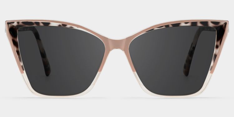 Adalis Beige Cat eye Sunglasses