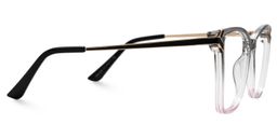 Tricee Gray Pink Square Glasses2