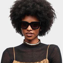 Maddox Black Square Glasses0