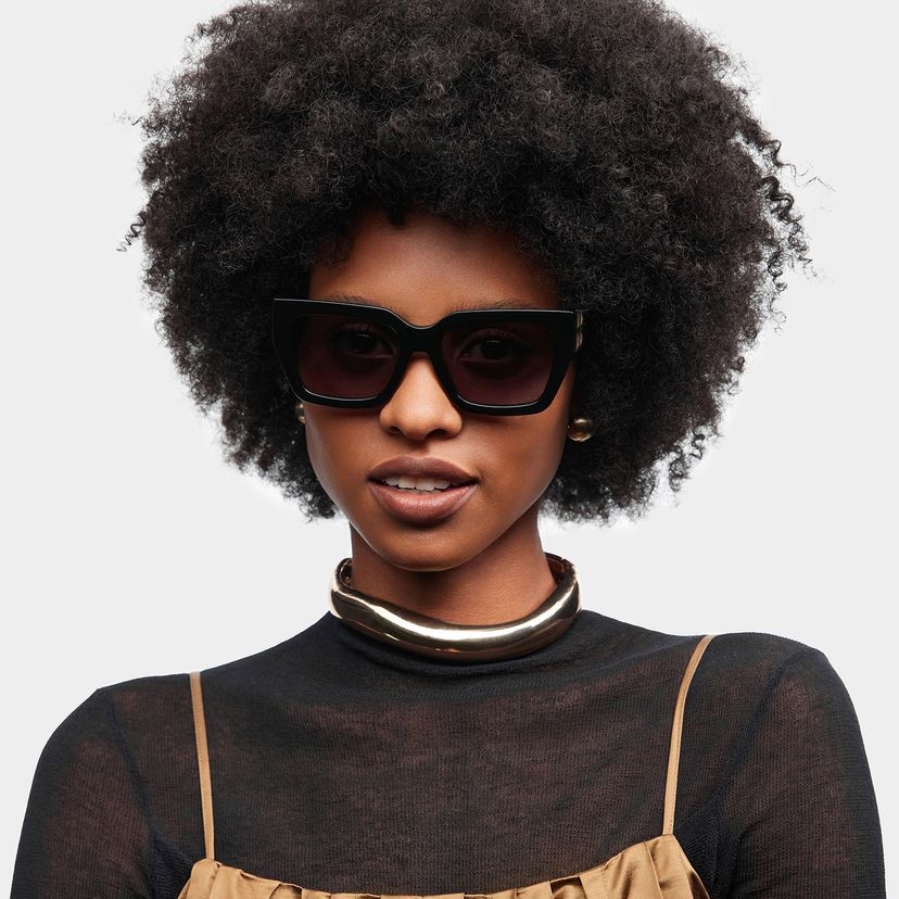Maddox Black Square Glasses