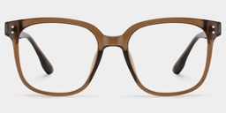 Oglesby Brown Square Glasses0
