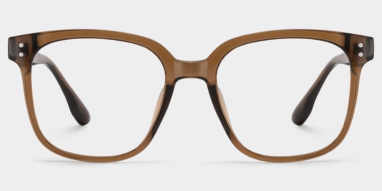 Oglesby Brown Square Glasses