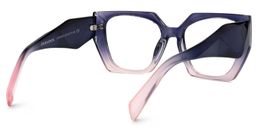 Sileidy Purple-Pink Rectangle Glasses3