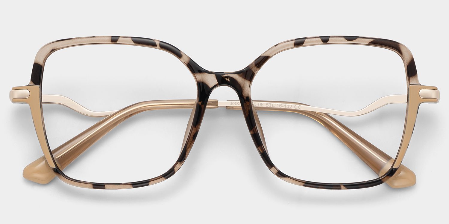 Rendon Square Tortoiseshell Glasses Women's Glasses | Zeelool2