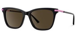Eliot Black Rectangle Sunglasses2