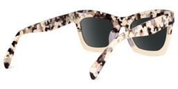 Benitez Two-Tone Rectangle Sunglasses3