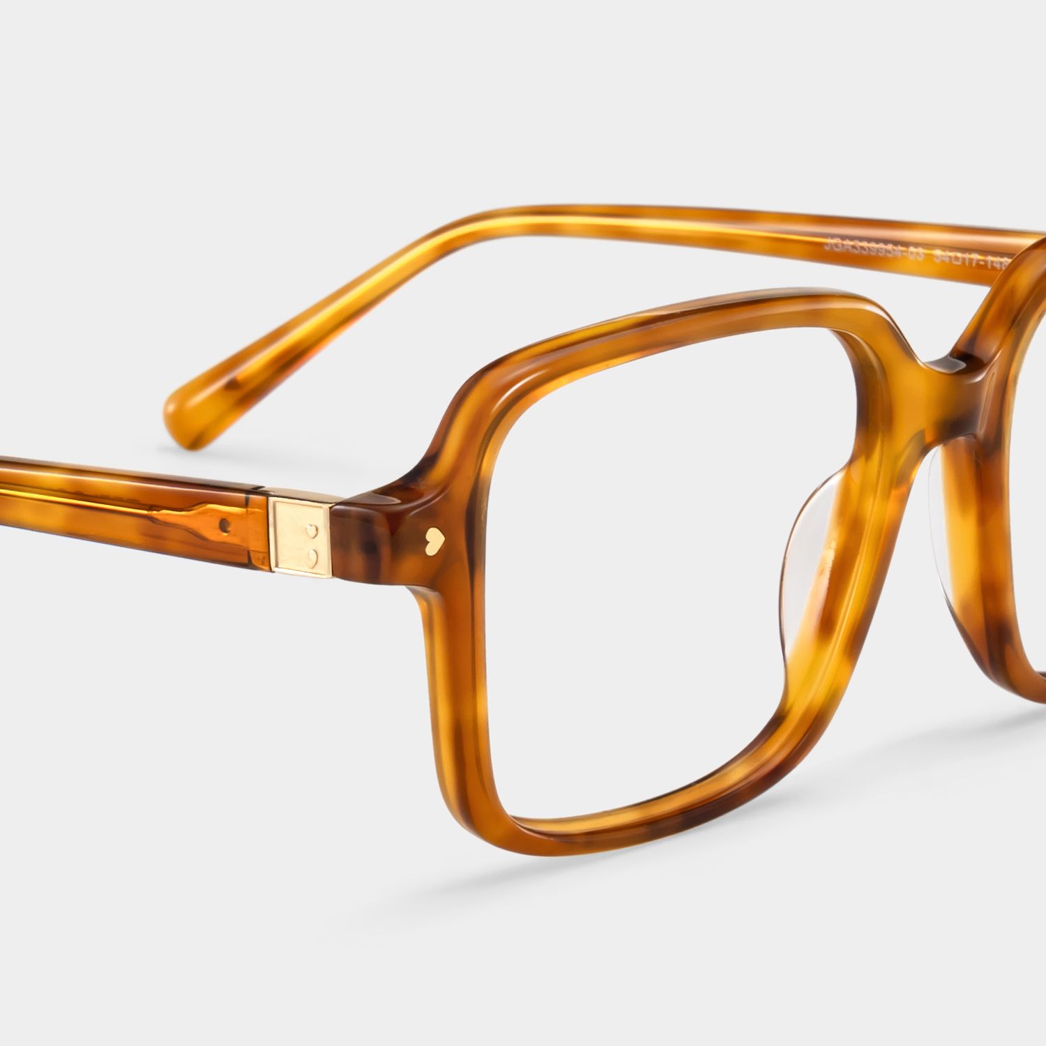 Talia Yellow Frame Glasses with Square Frame Online | ZEELOOL7