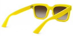 Liizbeett Yellow Square Sunglasses3
