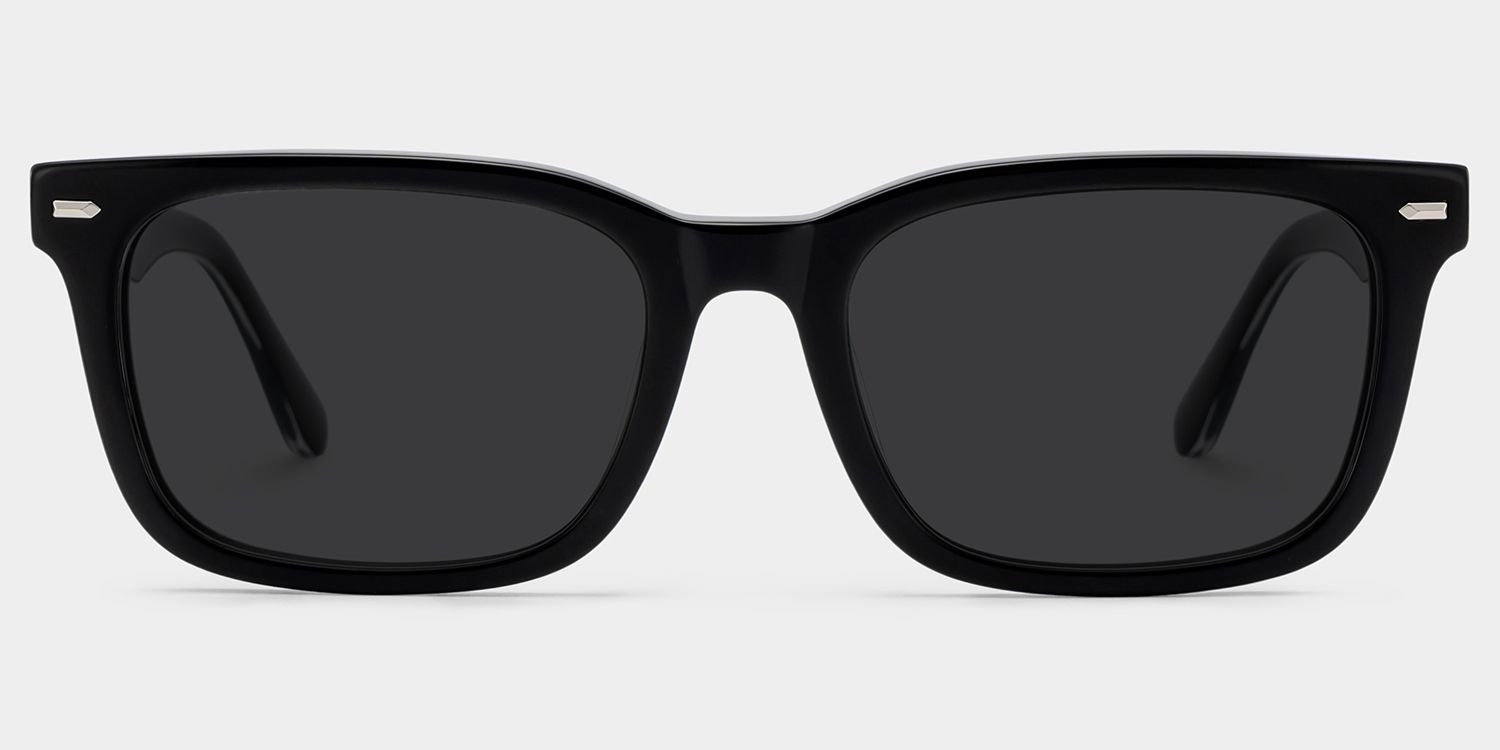 Patrick Rectangle Black Frame Sunglasses Online Sale | ZEELOOL0