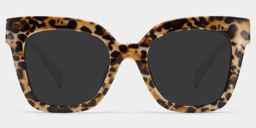 Malcolm Havana Square Sunglasses0