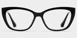 Harlow Black Butterfly Glasses1