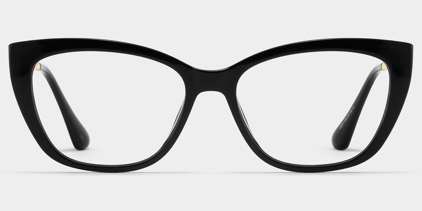 Harlow Black Butterfly Glasses