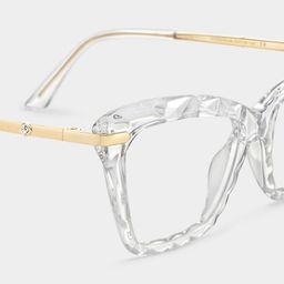 Juliet Clear Rectangle Glasses5