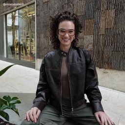 Leona Brown Rectangle Glasses7
