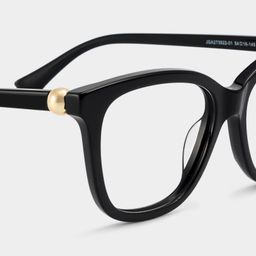 Isabella Black Square Glasses6