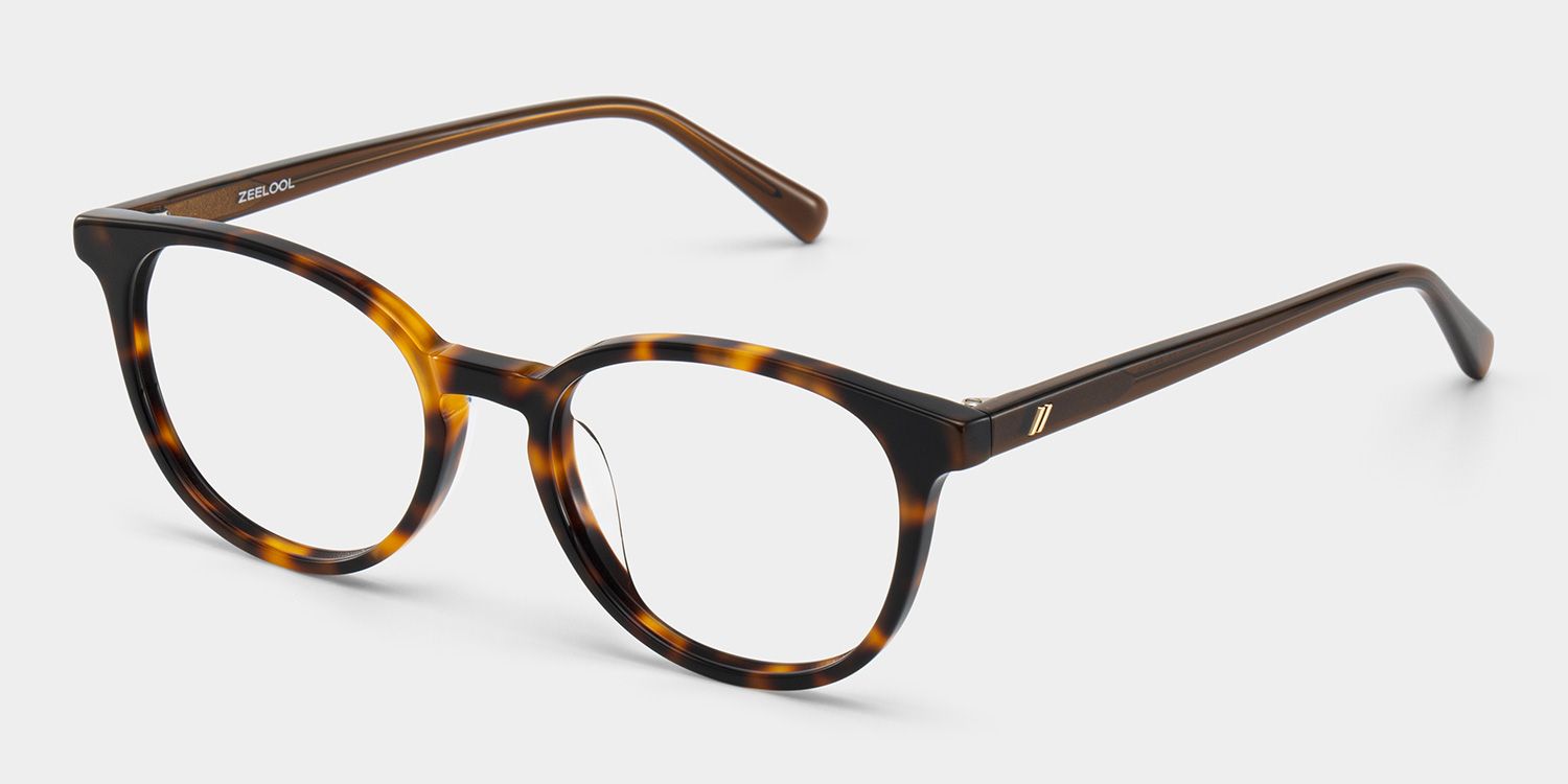 Allison Auburn Eyeglasses -Tortoise Round Frames | ZEELOOL3