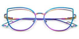 Spivey Iridescent Cat eye Glasses2