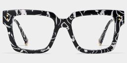 Caius Two-tone Square Glasses3