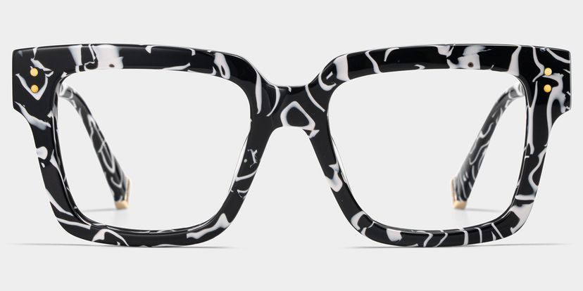 Caius Two-tone Square Glasses