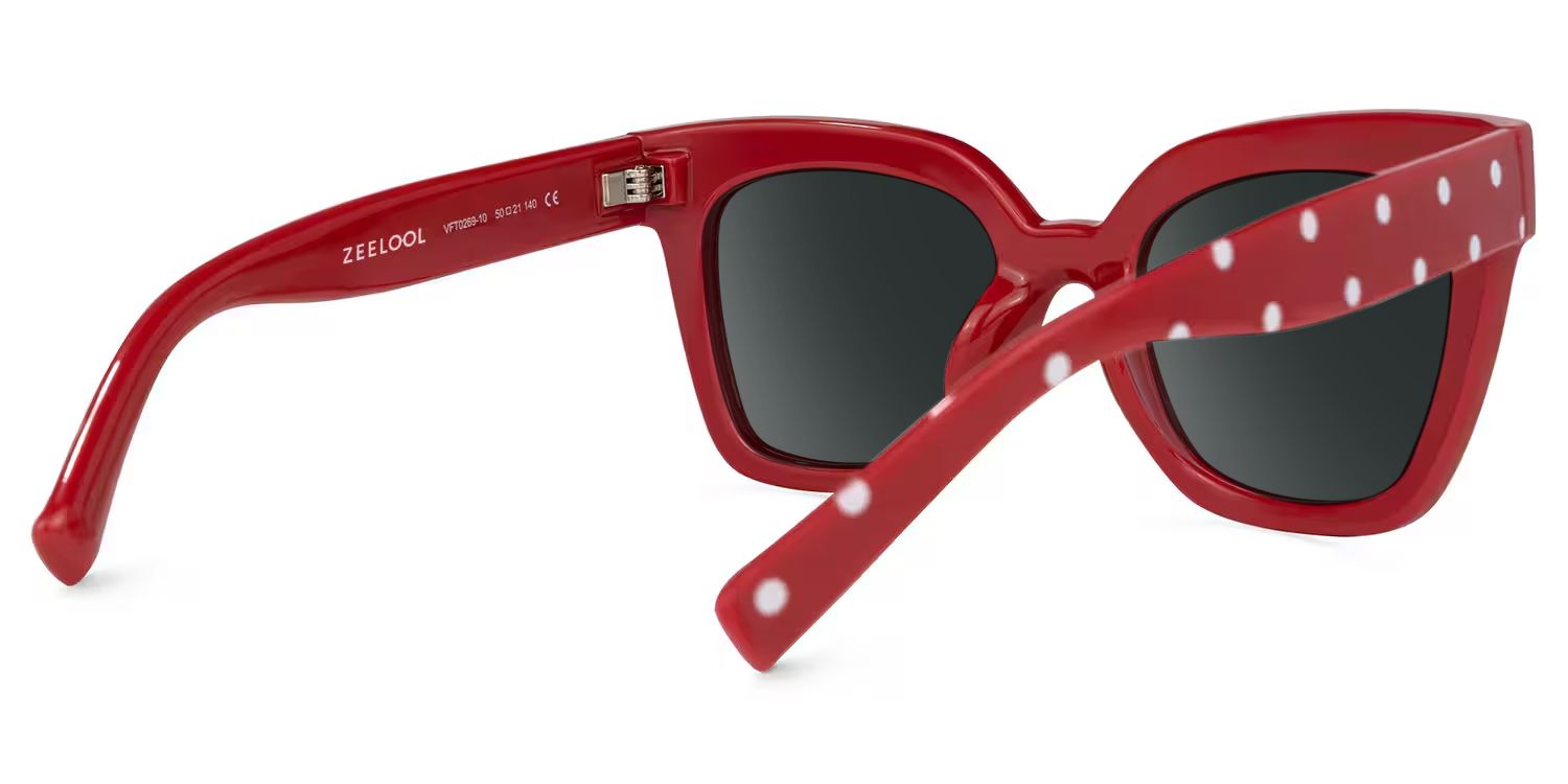 Malcolm Tr90 Red-Dot Frame Sunglasses | ZEELOOL3